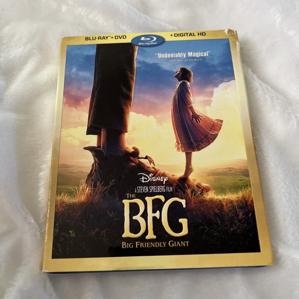The BFG Big Friendly Giant New Sealed Blu Ray DVD Digital HD Slipcover